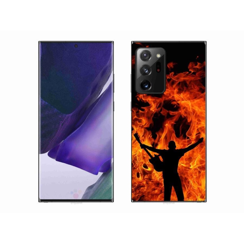 Gél borítás mmCase Samsung Galaxy Note 20 Ultra - zenész és tűz