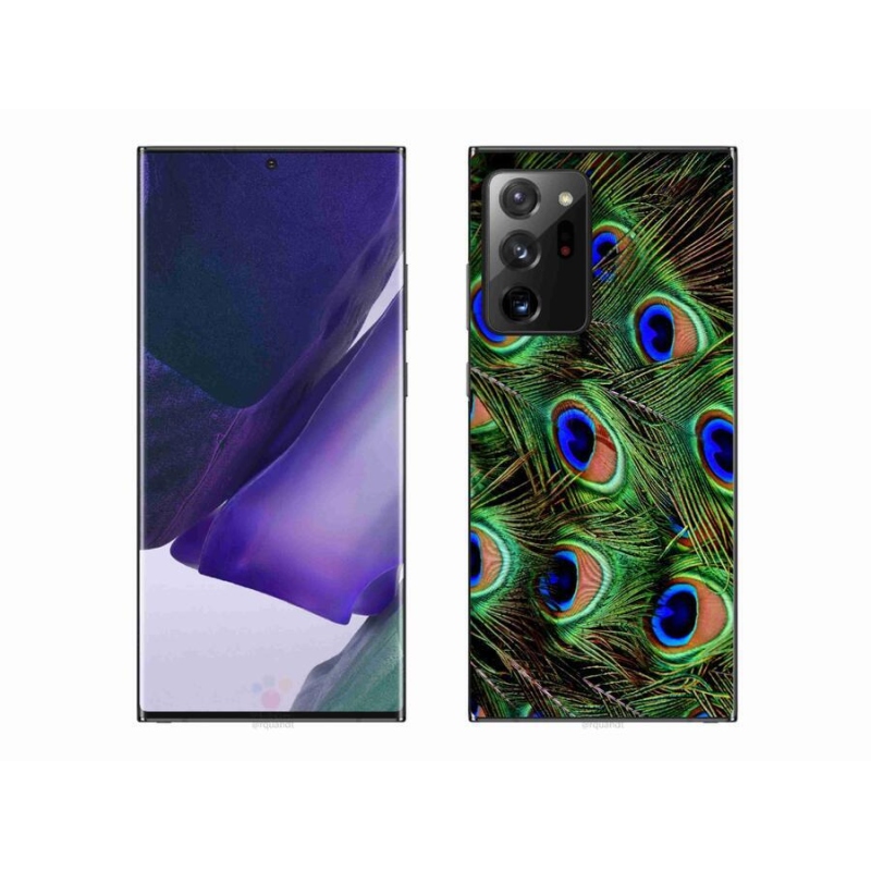 Zselés borítás mmCase Samsung Galaxy Note 20 Ultra - pávatoll