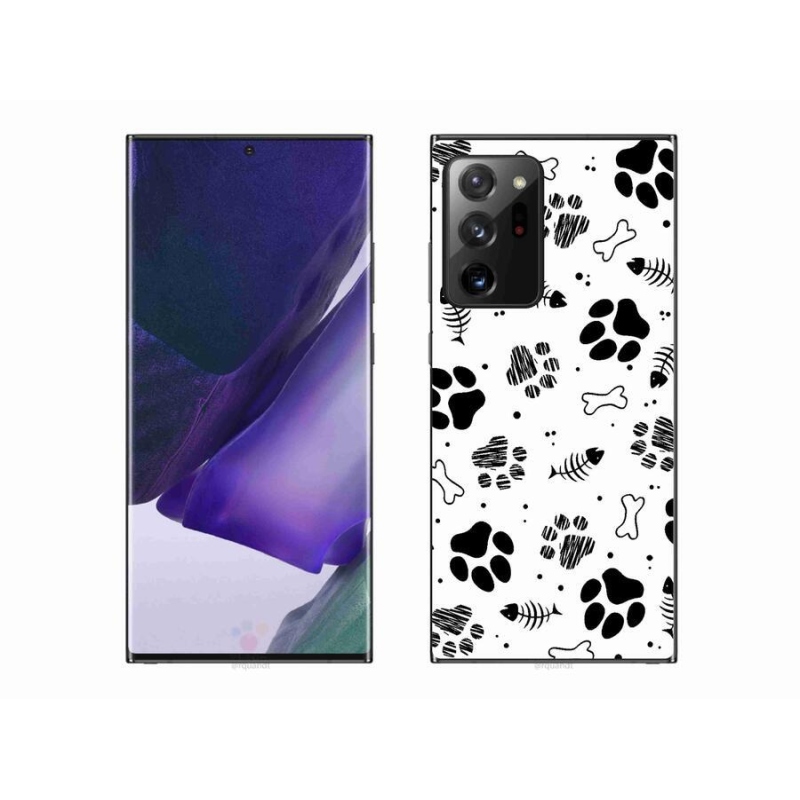 Gél borítás mmCase Samsung Galaxy Note 20 Ultra - kutyamancsok 1