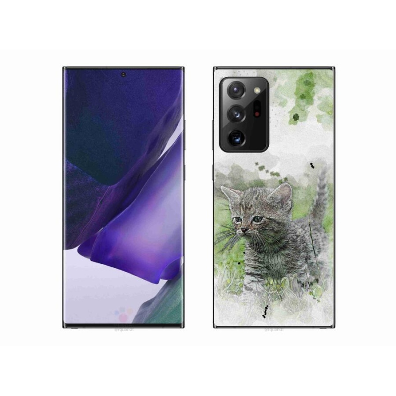 Gél borító mmCase Samsung Galaxy Note 20 Ultra - aranyos cica 1