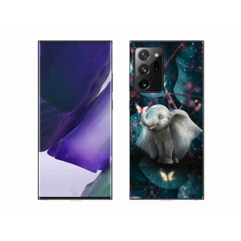 Gél borító mmCase Samsung Galaxy Note 20 Ultra - aranyos elefánt - Samsung Galaxy Note 20 Ultra - zselés tok