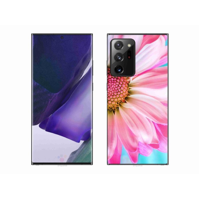 Gél védőhuzat mmCase Samsung Galaxy Note 20 Ultra - rózsaszín virág