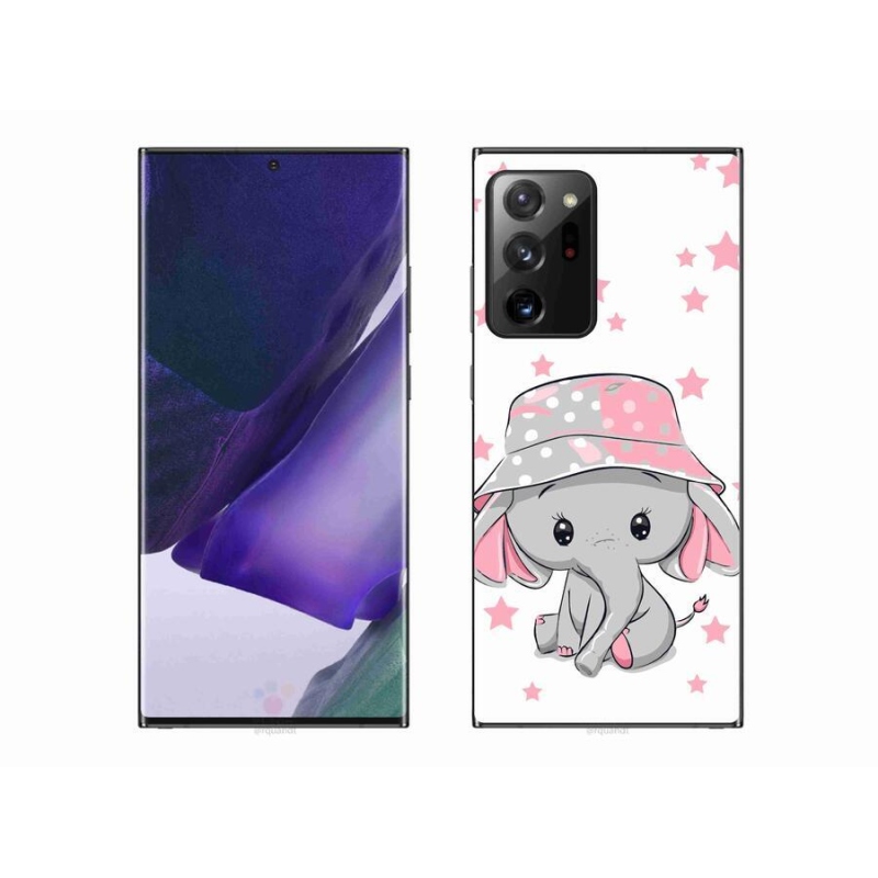 Gél védőhuzat mmCase Samsung Galaxy Note 20 Ultra - rózsaszín elefánthoz