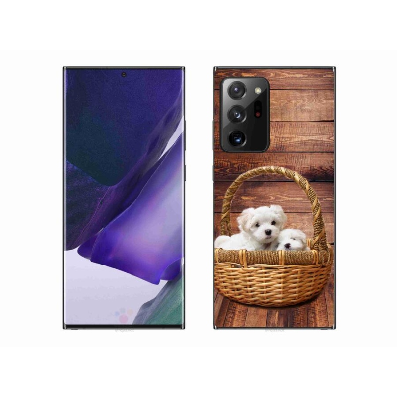 Zselés borítás mmCase Samsung Galaxy Note 20 Ultra - kölyökkutyákhoz