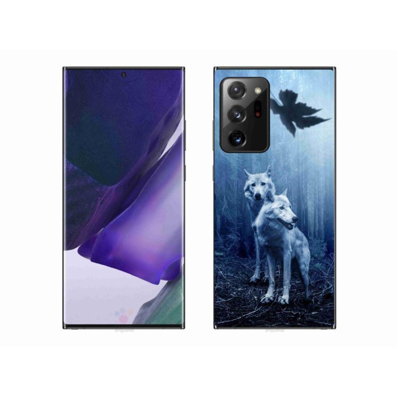 Zselés borítás mmCase Samsung Galaxy Note 20 Ultra - farkasok az erdőben