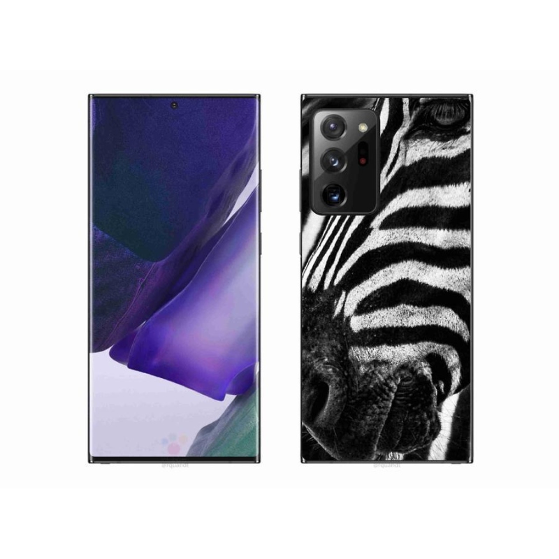 Zselés borítás mmCase Samsung Galaxy Note 20 Ultra készülékhez - zebra