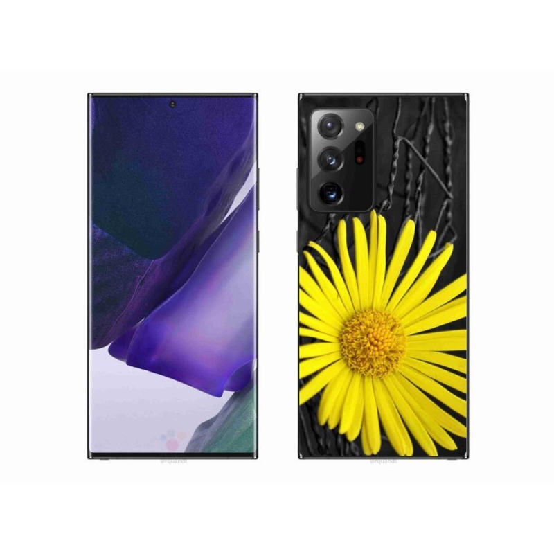 Gél védőhuzat mmCase Samsung Galaxy Note 20 Ultra - sárga virág