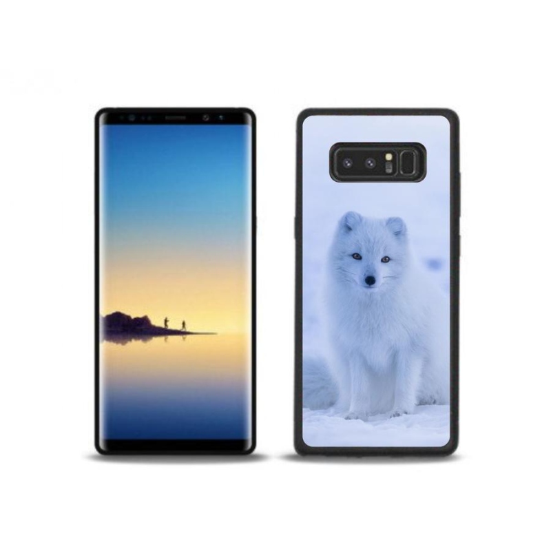Zselés borítás mmCase Samsung Galaxy Note 8 készülékhez - polár róka