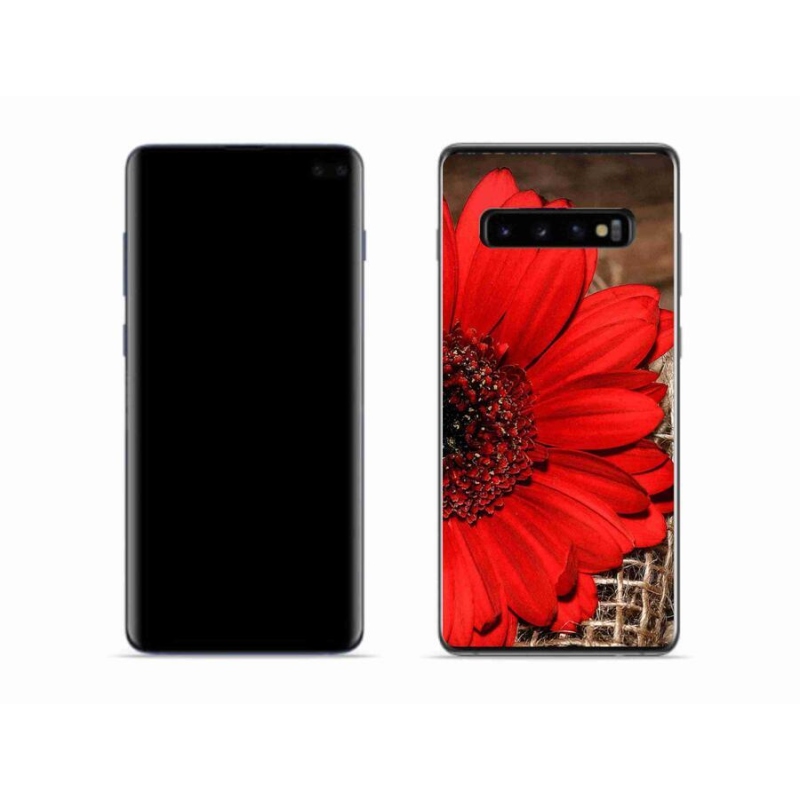 Gél borítás mmCase Samsung Galaxy S10 készülékhez - gerbera