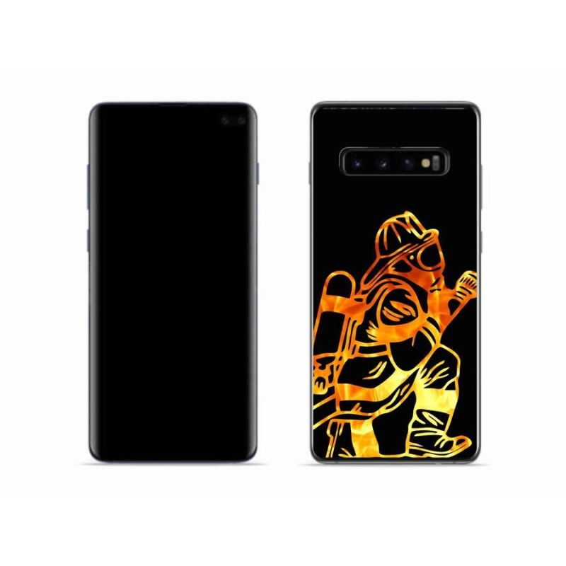 Zselés borítás mmCase Samsung Galaxy S10 - tűzoltó 1