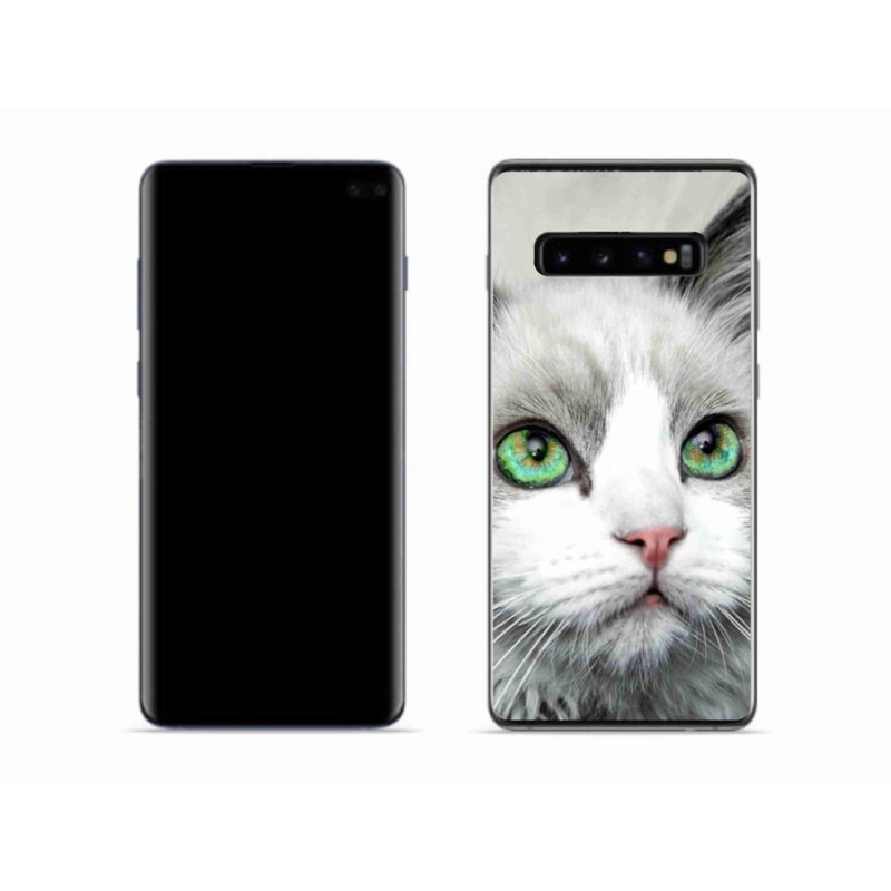 Gél borítás mmCase Samsung Galaxy S10 készülékhez - macskaszem