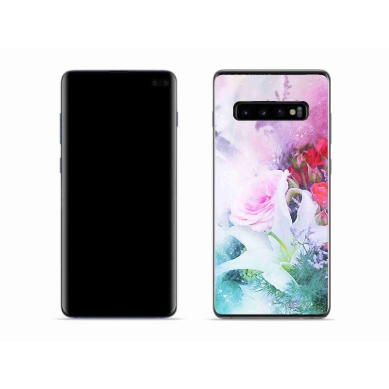 Gél borítás mmCase Samsung Galaxy S10 - virágok 4