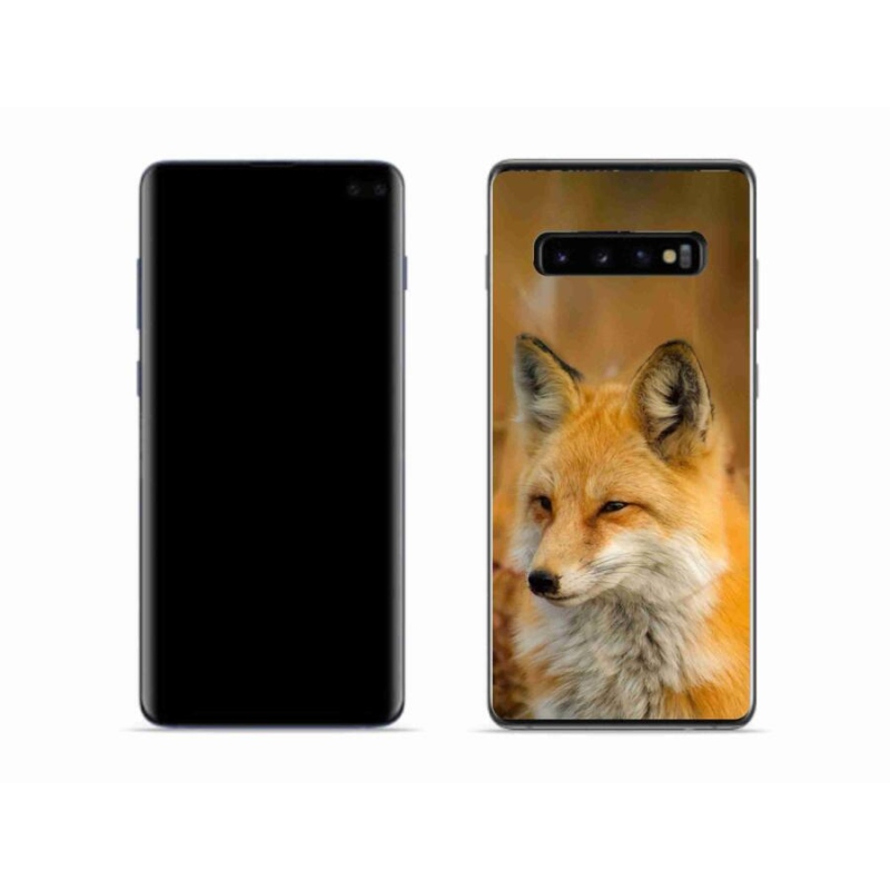 Zselés borítás mmCase Samsung Galaxy S10 készülékhez - róka