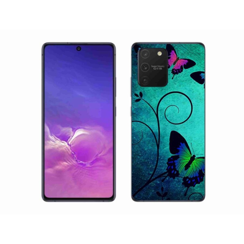 Gél borítás mmCase Samsung Galaxy S10 Lite készülékhez - színes pillangók