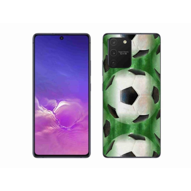 Gél borítás mmCase a mobil Samsung Galaxy S10 Lite - focilabda