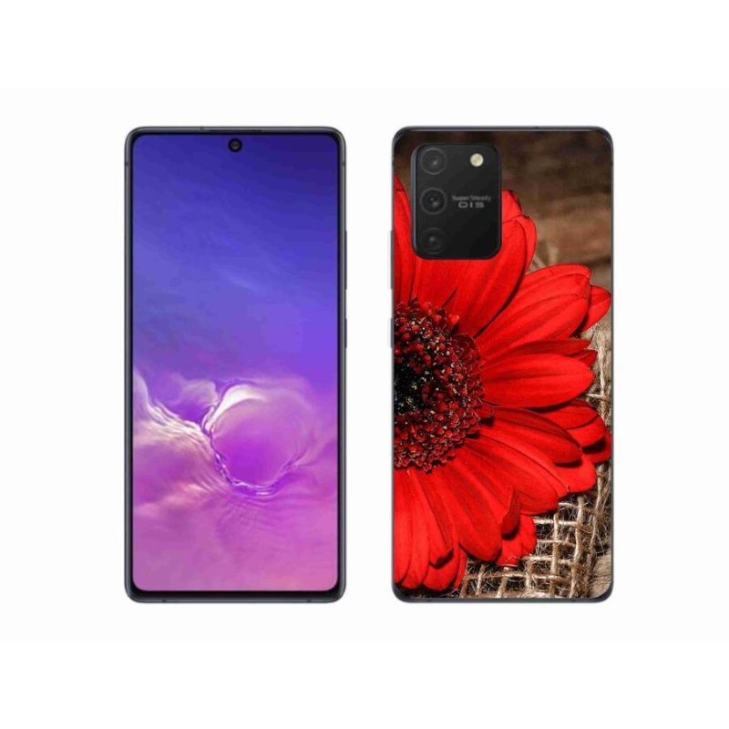 Gél borítás mmCase Samsung Galaxy S10 Lite készülékhez - gerbera