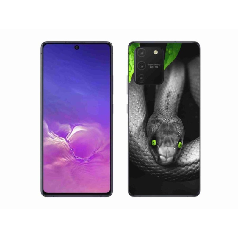 Gél védőburkolat mmCase Samsung Galaxy S10 Lite készülékhez - kígyó