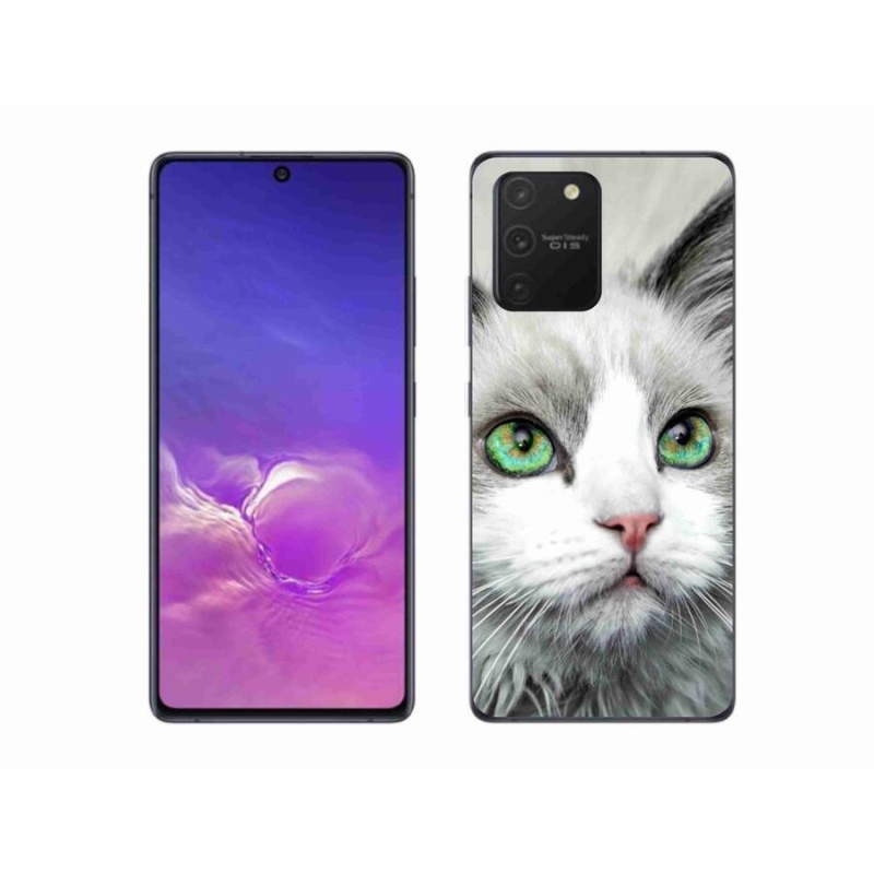 Gél borítás mmCase Samsung Galaxy S10 Lite készülékhez - macskaszem