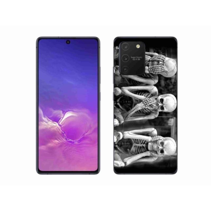 Gél borítás mmCase Samsung Galaxy S10 Lite készülékhez - csontvázak