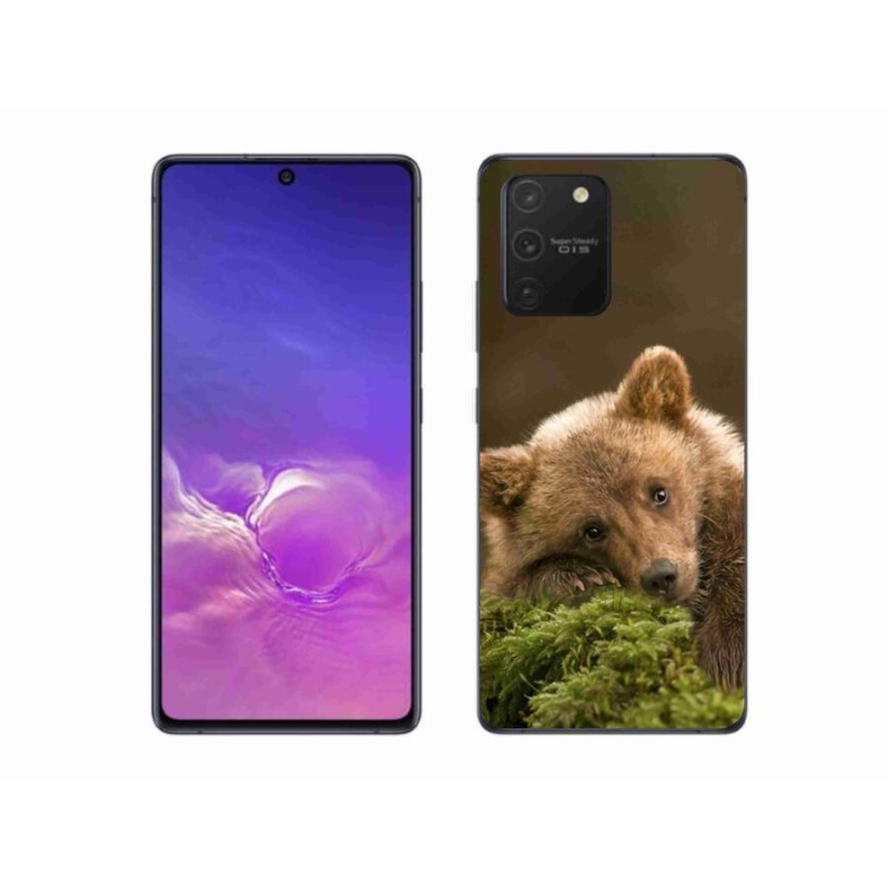 Gél borítás mmCase Samsung Galaxy S10 Lite készülékhez - medve