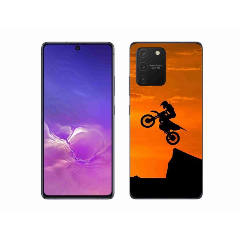 Zselés borítás mmCase Samsung Galaxy S10 Lite készülékhez - motocross
