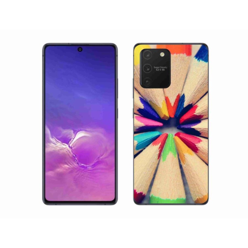 Zselés borítás mmCase Samsung Galaxy S10 Lite készülékhez - zsírkréták
