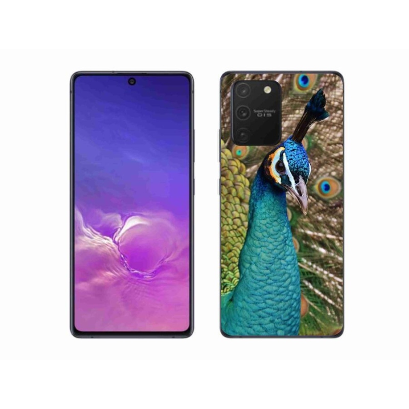 Zselés borítás mmCase Samsung Galaxy S10 Lite készülékhez - páva