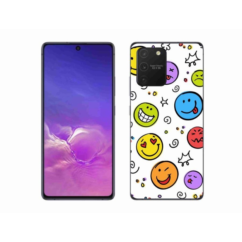 Gél borítás mmCase Samsung Galaxy S10 Lite készülékhez - smiley-k