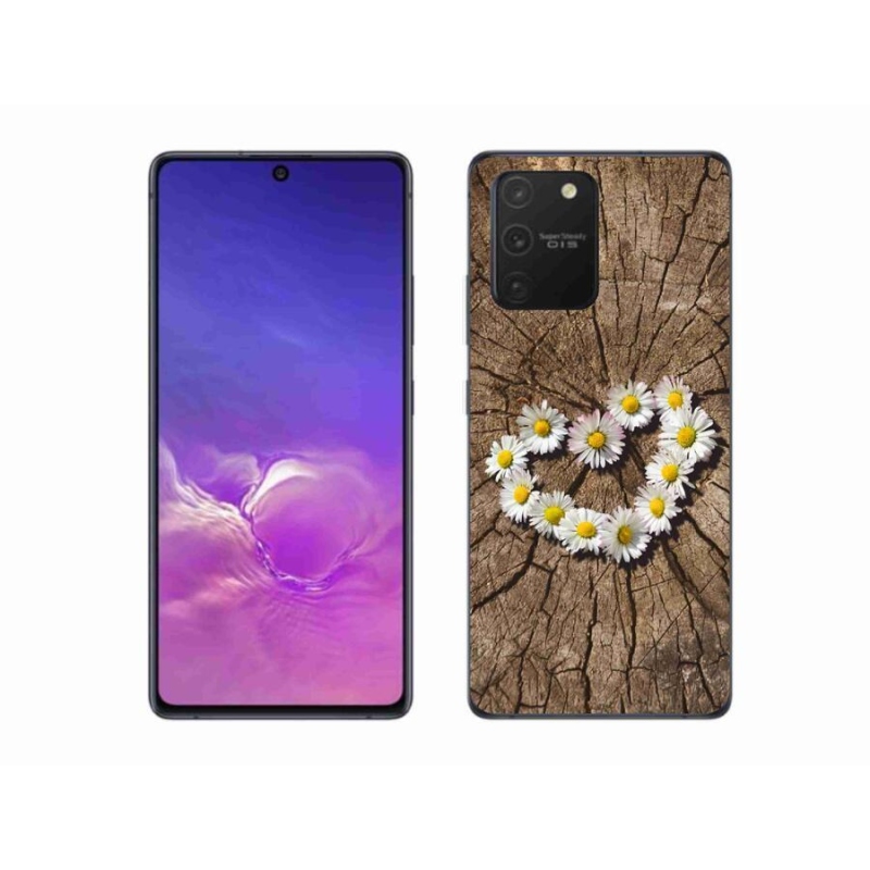 Zselés borítás mmCase Samsung Galaxy S10 Lite készülékhez - százszorszépek szíve