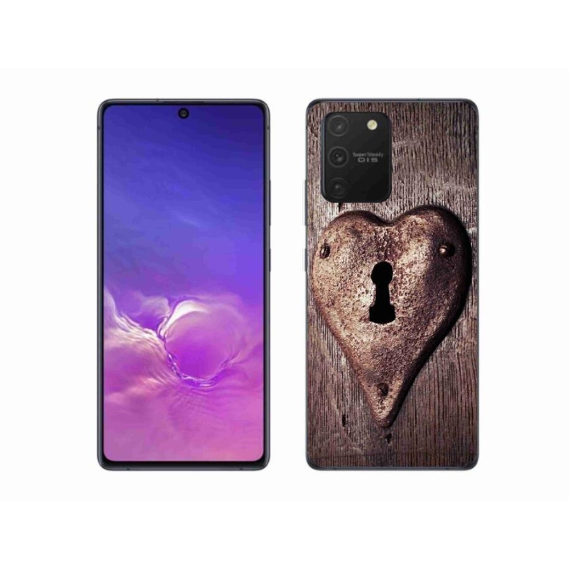 Zselés borítás mmCase Samsung Galaxy S10 Lite készülékhez - szív alakú zár