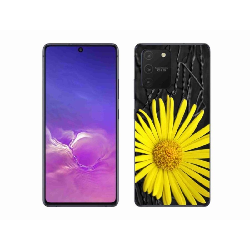 Gél borító mmCase Samsung Galaxy S10 Lite készülékhez - sárga virág