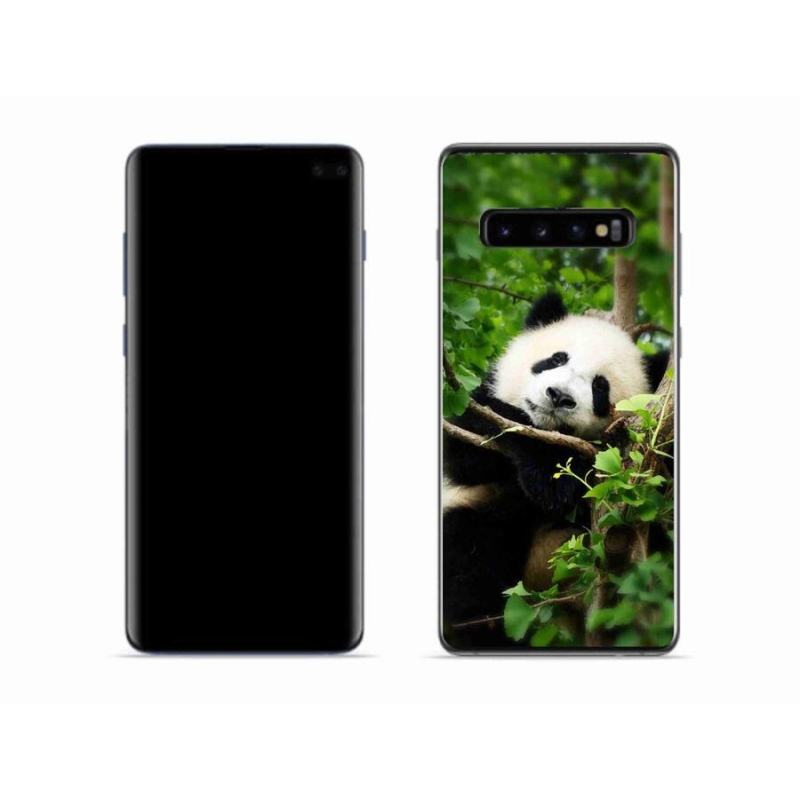 Zselés borítás mmCase Samsung Galaxy S10 készülékhez - panda
