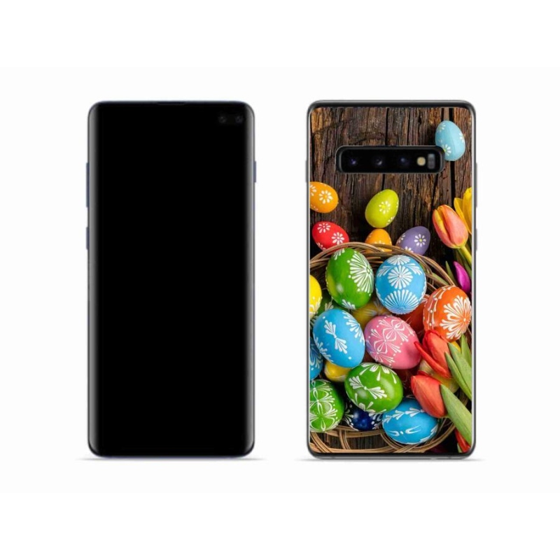 Gél borítás mmCase Samsung Galaxy S10 készülékhez - Húsvéti tojás