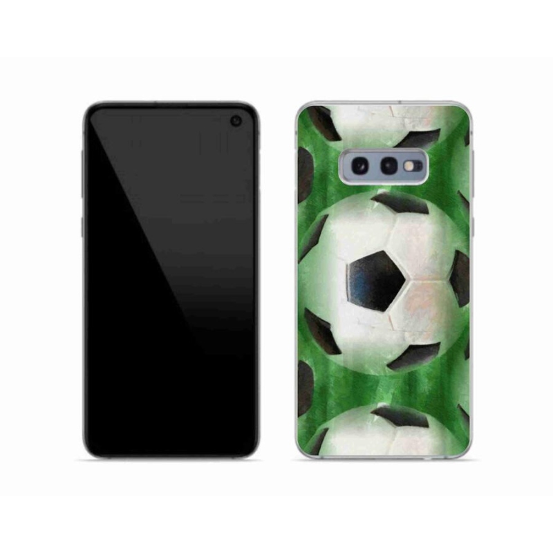 Gél borítás mmCase Samsung Galaxy S10e készülékhez - focilabda