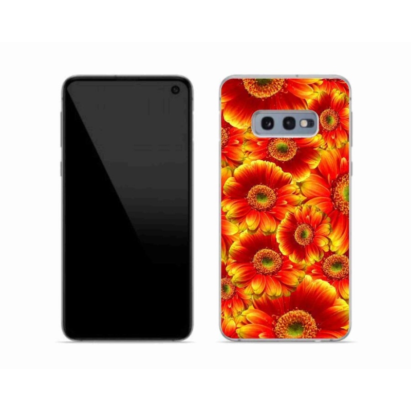 Gél borítás mmCase Samsung Galaxy S10e készülékhez - gerbera 1