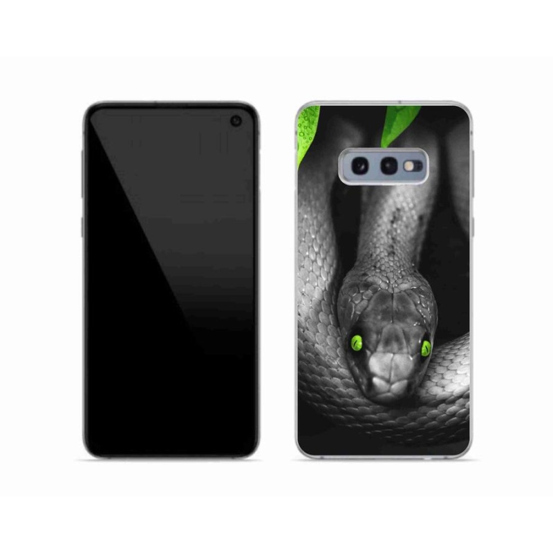 Gél védőburkolat mmCase Samsung Galaxy S10e készülékhez - kígyó
