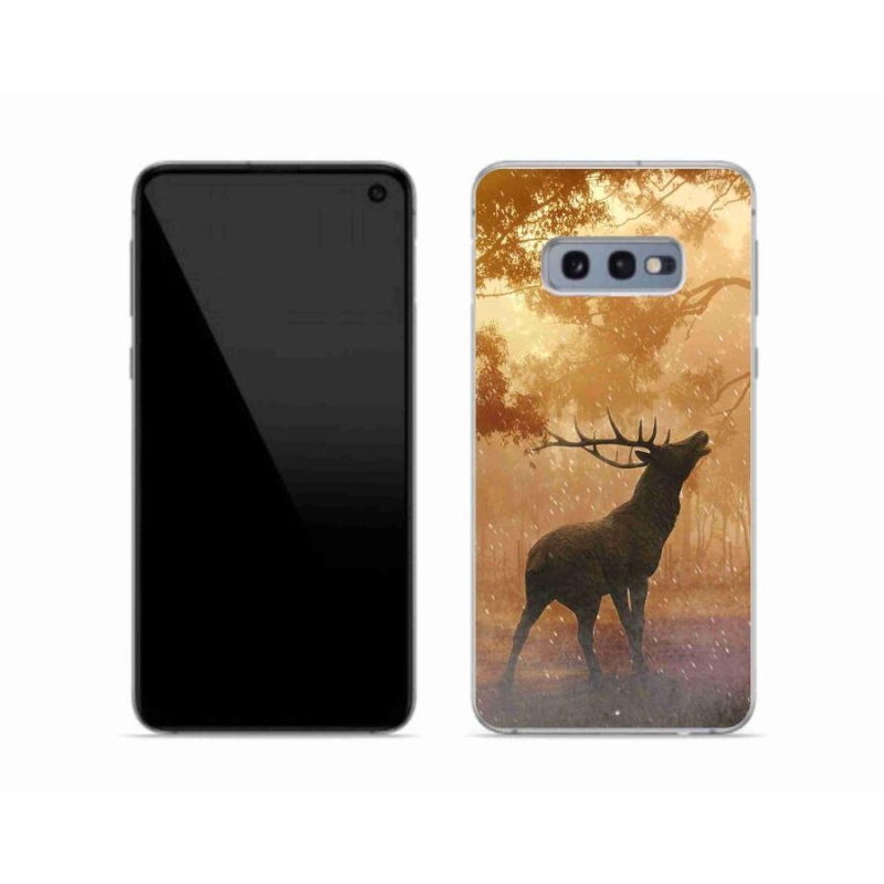 Zselés borítás mmCase Samsung Galaxy S10e készülékhez - szarvas a vadászaton