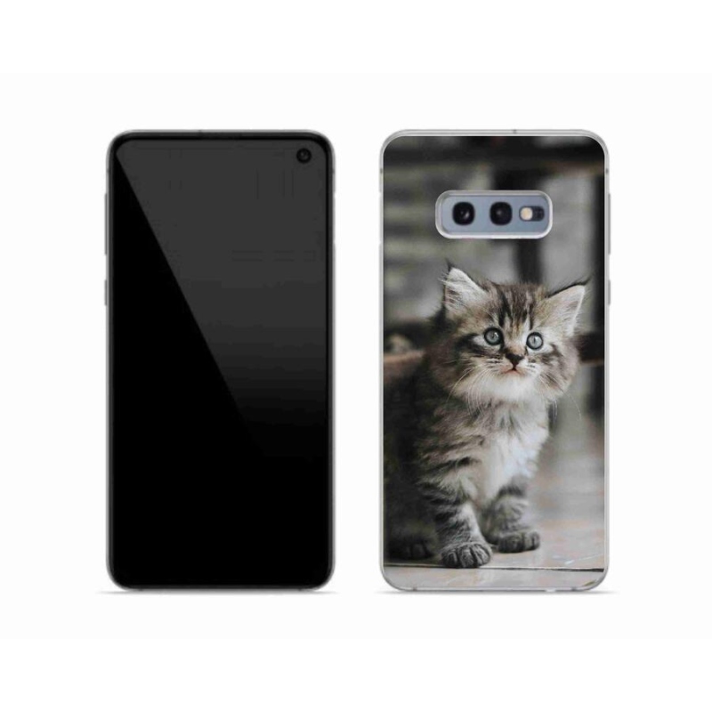 Zselés borítás mmCase Samsung Galaxy S10e készülékhez - cica