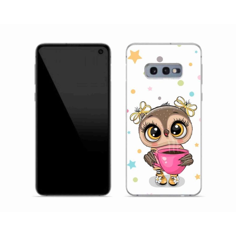 Gél borítás mmCase Samsung Galaxy S10e készülékhez - rajzfilm bagoly