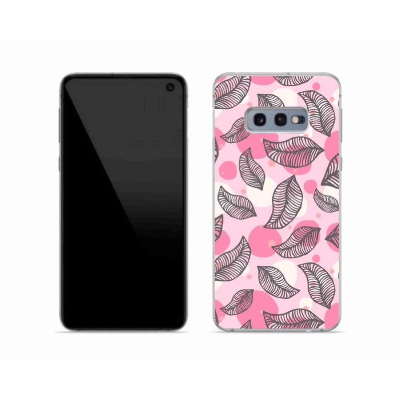 Gél borítás mmCase Samsung Galaxy S10e készülékhez - rajzfilmes hulló levelek