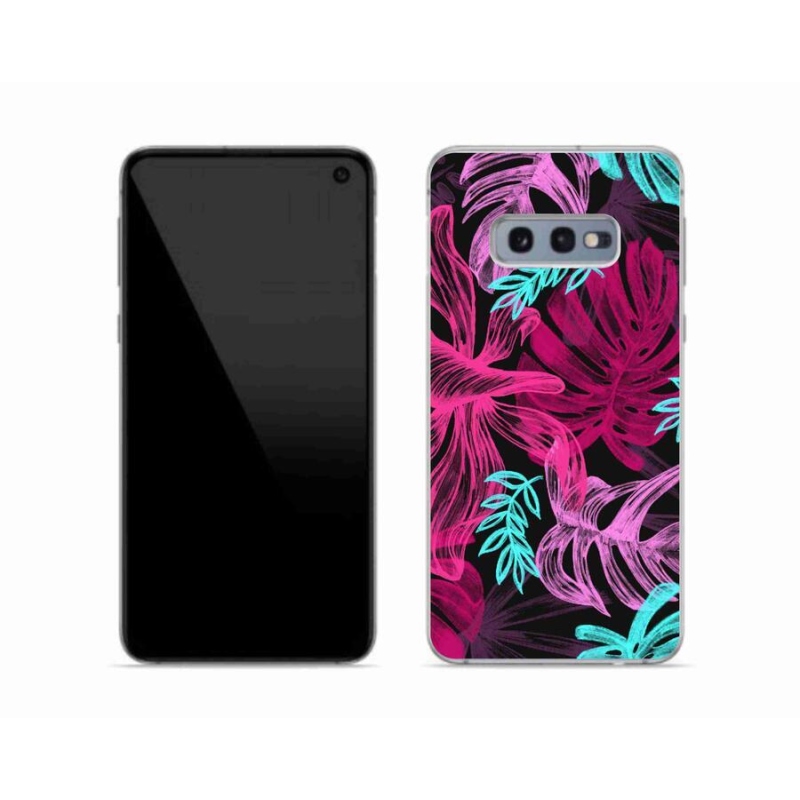 Zselés borítás mmCase Samsung Galaxy S10e készülékhez - virágok 1