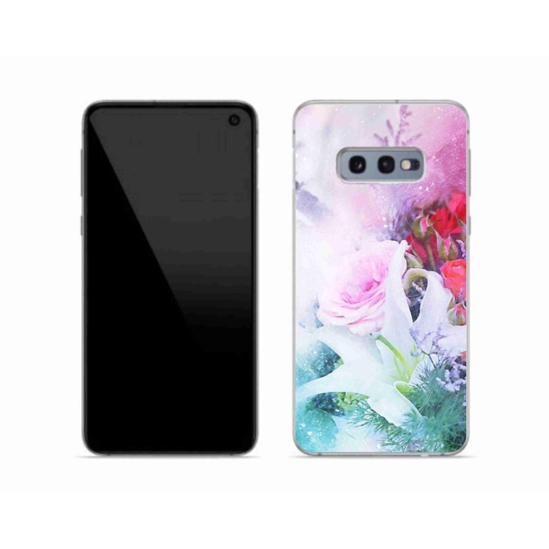 Gél borítás mmCase Samsung Galaxy S10e - virágok 4