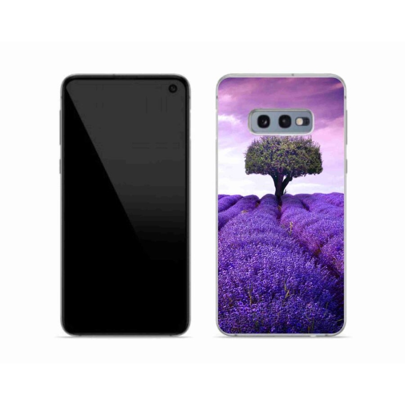 Gél védőhuzat mmCase Samsung Galaxy S10e készülékhez - levendula rét