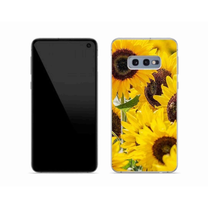 Zselés borítás mmCase Samsung Galaxy S10e készülékhez - Napraforgó