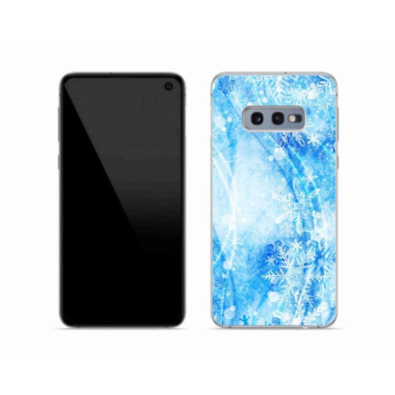 Gél borítás mmCase Samsung Galaxy S10e készülékhez - hópelyhek