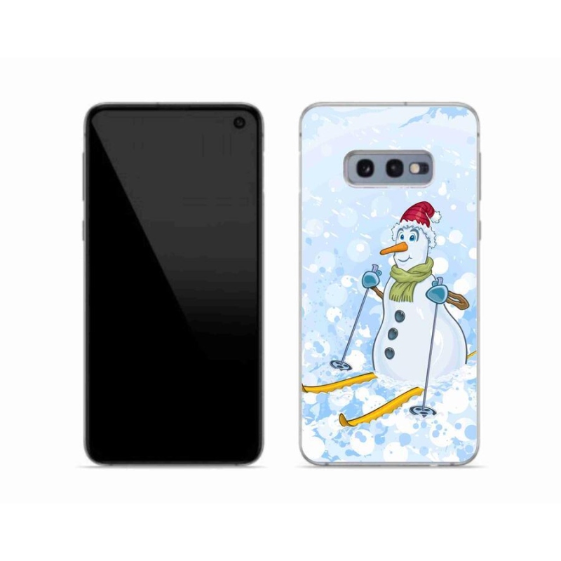 Gél borítás mmCase Samsung Galaxy S10e készülékhez - hóember