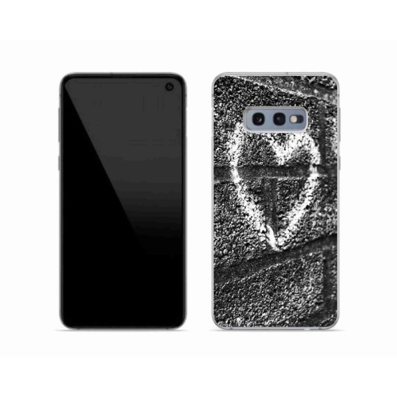 Gél borítás mmCase Samsung Galaxy S10e készülékhez - szív a falon