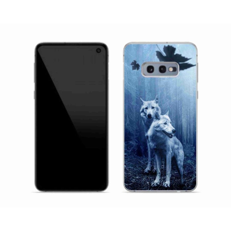 Gél borítás mmCase Samsung Galaxy S10e készülékhez - farkasok az erdőben