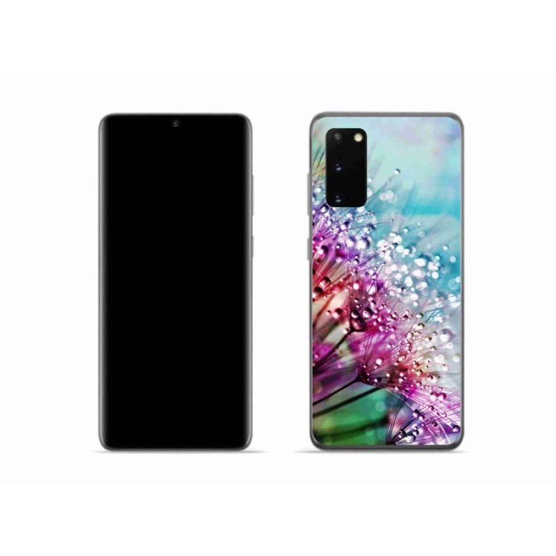Gél borítás mmCase Samsung Galaxy S20 készülékhez - színes virágok