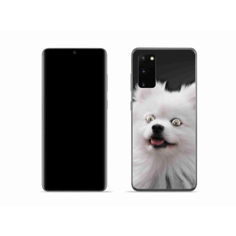 Gél védőhuzat mmCase Samsung Galaxy S20 készülékhez - fehér tüske